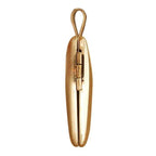 14K Gold Filled Small Cross Heart Photo Locket