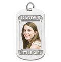 Daddy's Little Girl Dog Tag Pendant