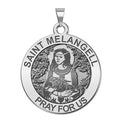 Saint Melangell Round Religious Medal