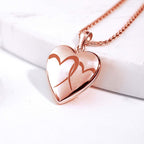 "Interlocking Hearts" Heart Locket