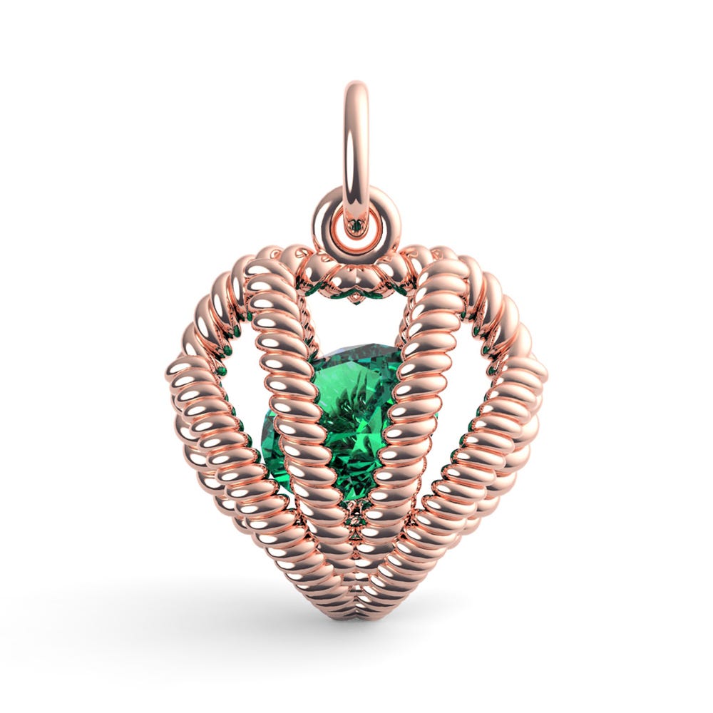 Embraced with Love May Stone Charm(8350-005)