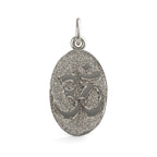Yoga Symbol Oval Disc Charm