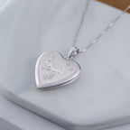 Dad Locket With Heart Design