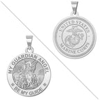 My Guardian Angel Doubledside MARINES Religious Medal "EXCLUSIVE"