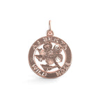 Alberta Wild Rose Charm(Style 4203)