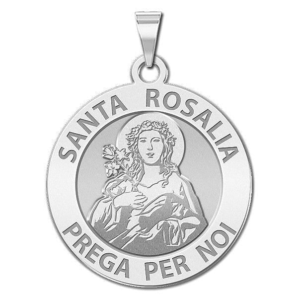 Santa Rosalia Religious Medal