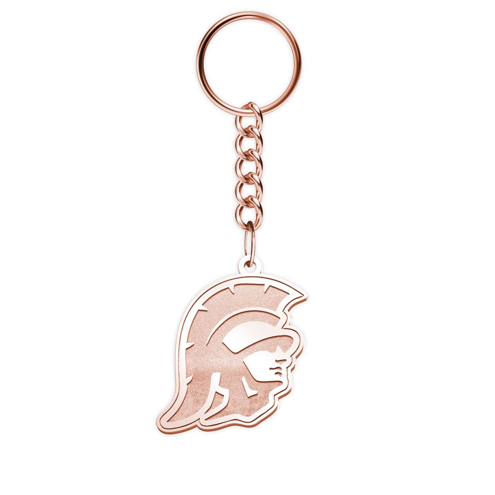 Usc Trojan Head Key Chain