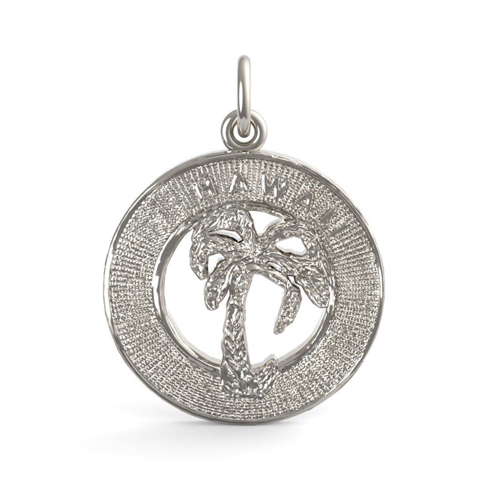 Hawaii Palm Tree Ring Charm