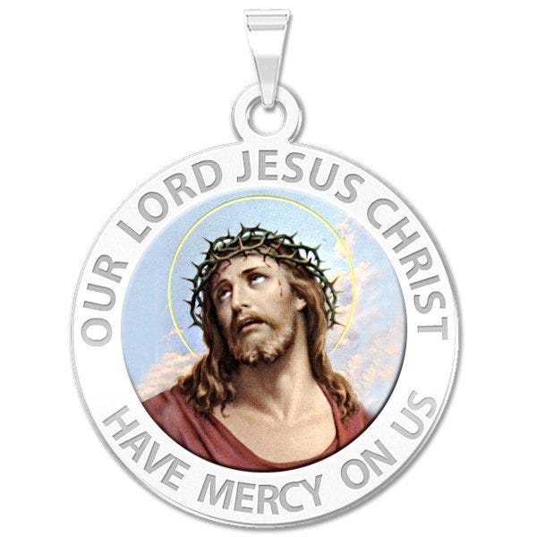 Our Lord Jesus Christ Religious Medal "Color