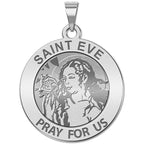 Saint Eve Round Religious Medal