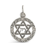Star Of David Wreath Charm