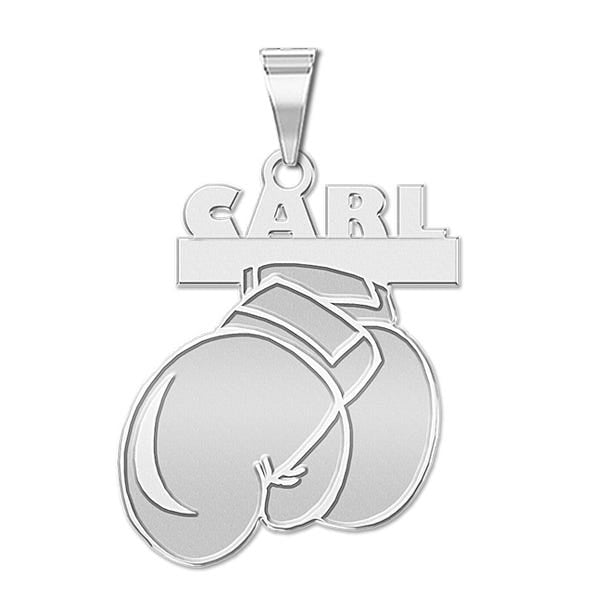 Custom Boxing Charm or  Pendant w/ Name