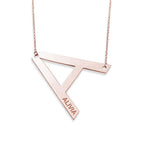 Big Initial Name Necklace