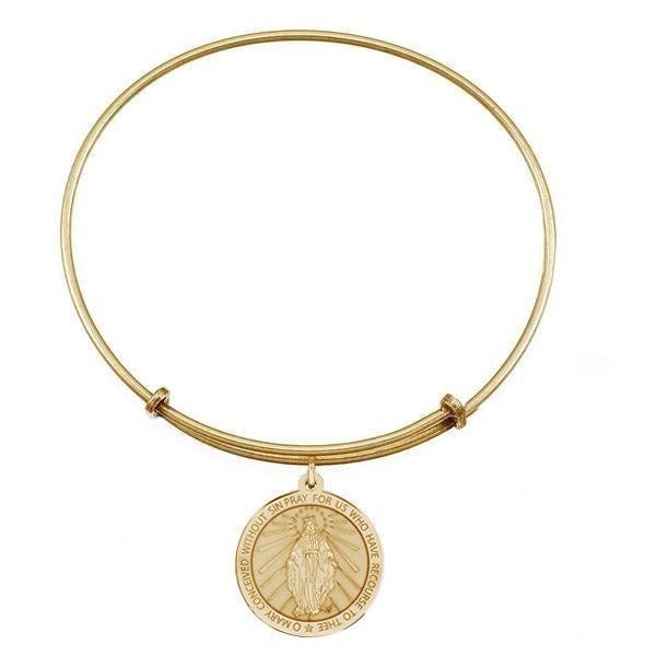 Expandable Bracelet with Miraculous Medal
