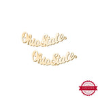 Pair of Ohio State Script Earrings