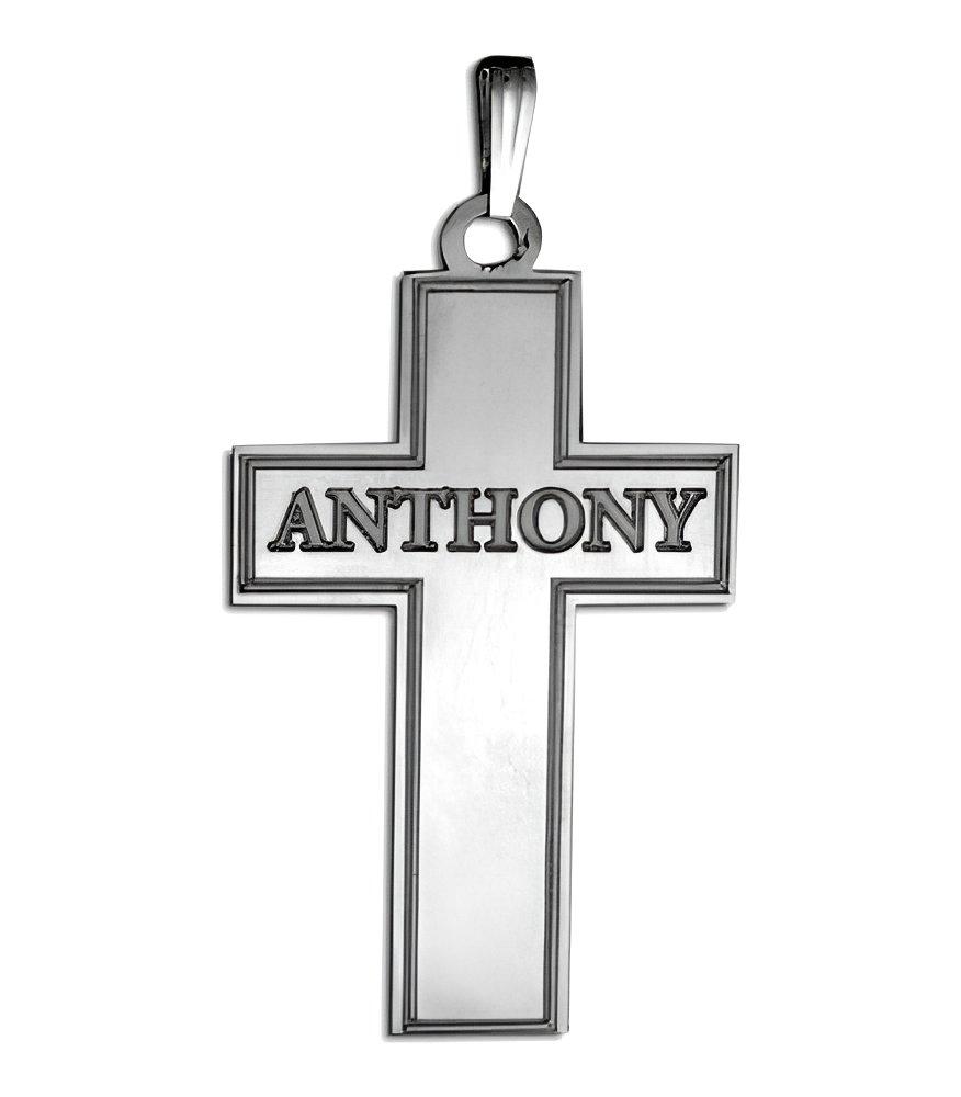 Personalized Cross With Block Name