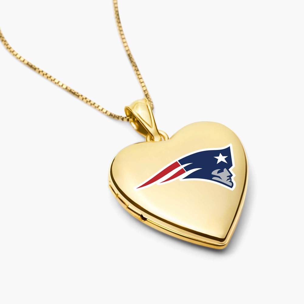 Officially Licensed New England Patriots Heart Locket