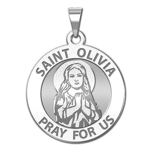 Saint Olivia Religious Medal