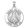 Saint Olivia Religious Medal