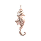 Seahorse with Stones Charm