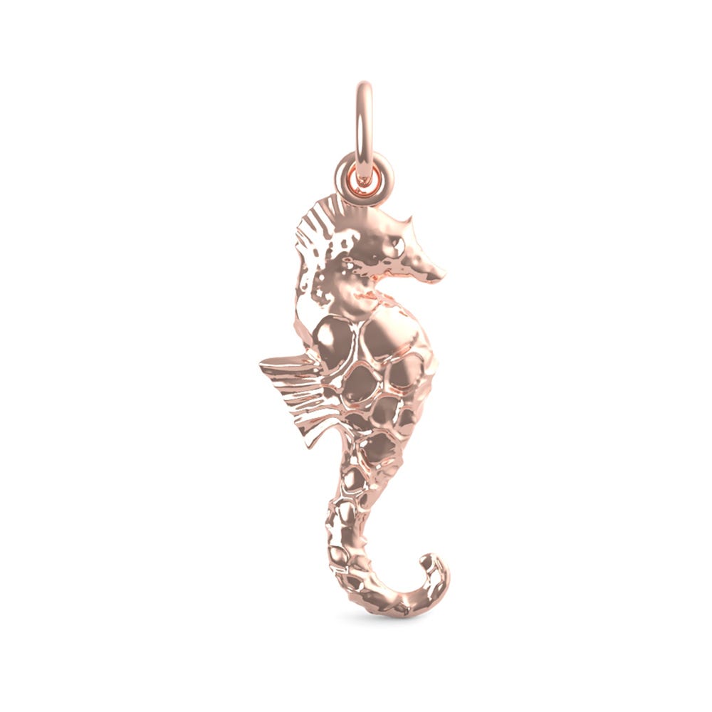 Seahorse with Stones Charm