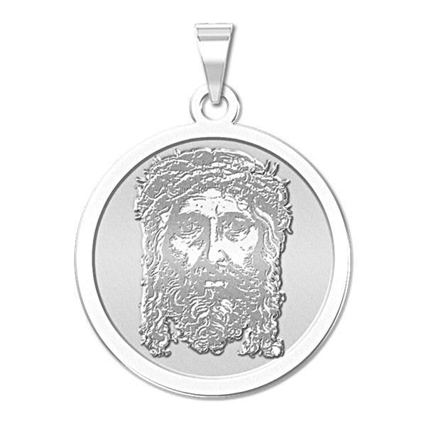 Holy Face Of Jesus Round Religious Medal