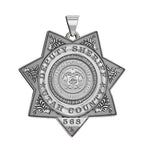 Personalized 7-Point Star Utah Sheriff Badge with Number