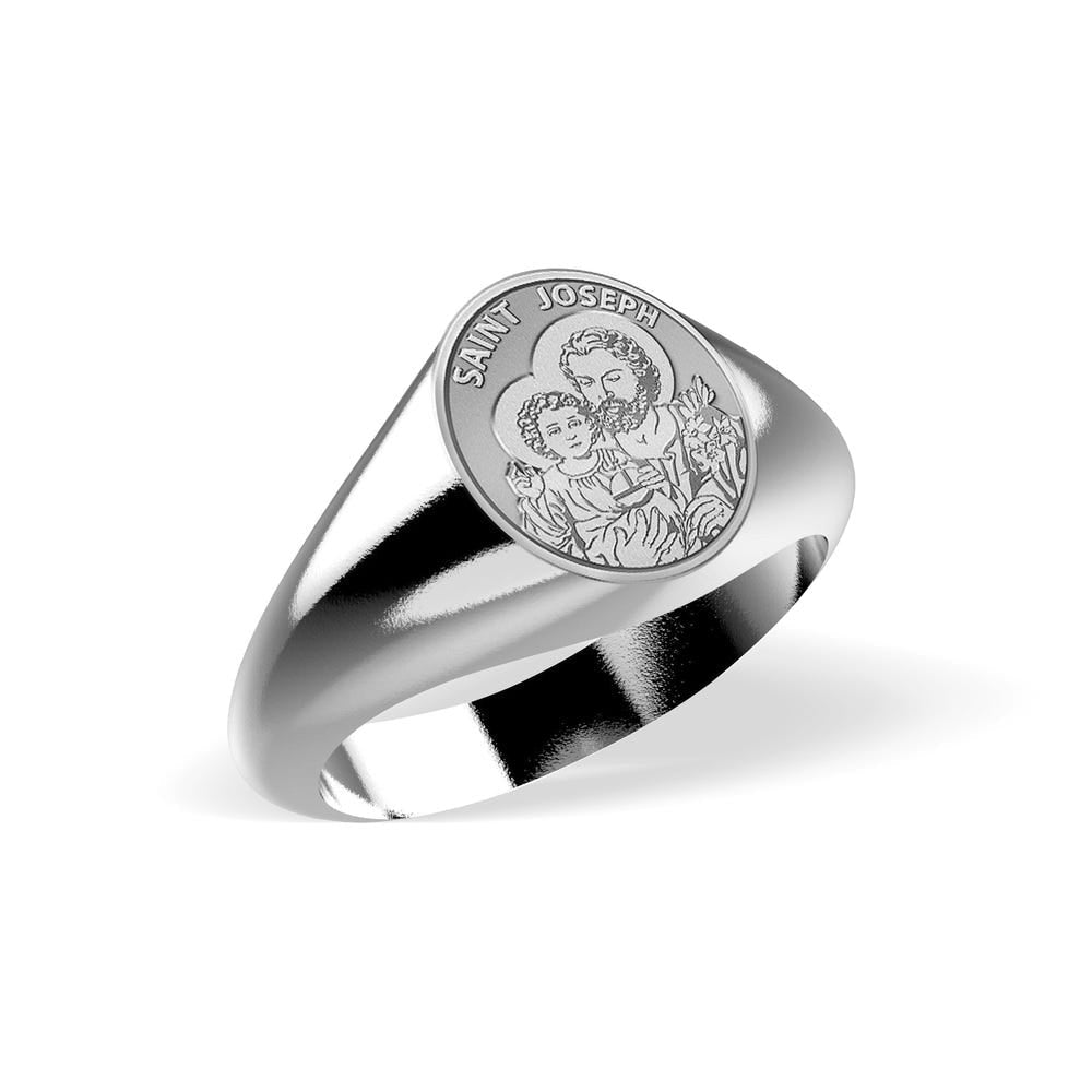 Saint Joseph Signet Ring