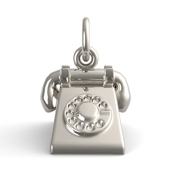 Rotary Phone Charm