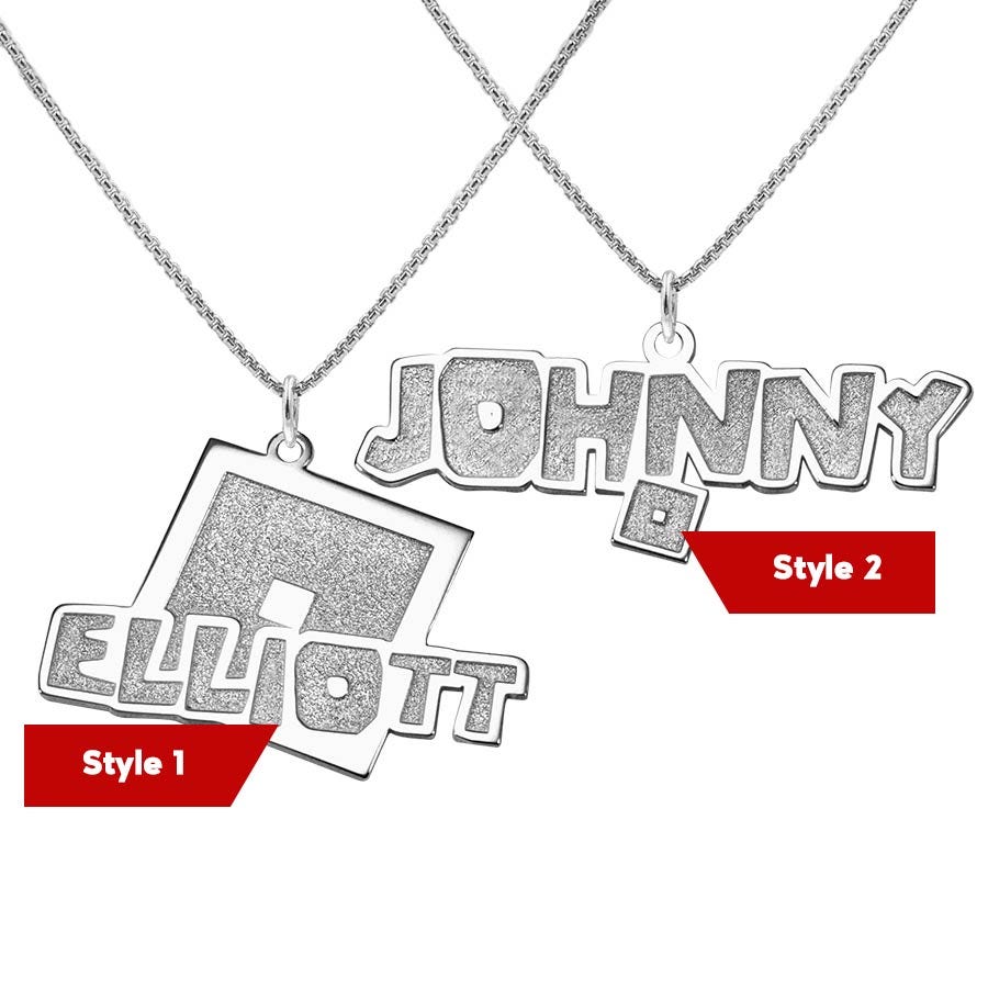 Custom Gaming Roblox Font Necklace