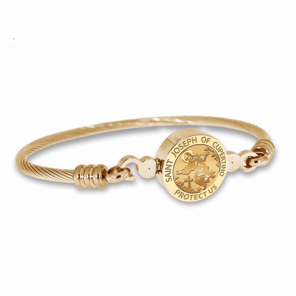 Saint Joseph Cupertino Bangle Bracelet