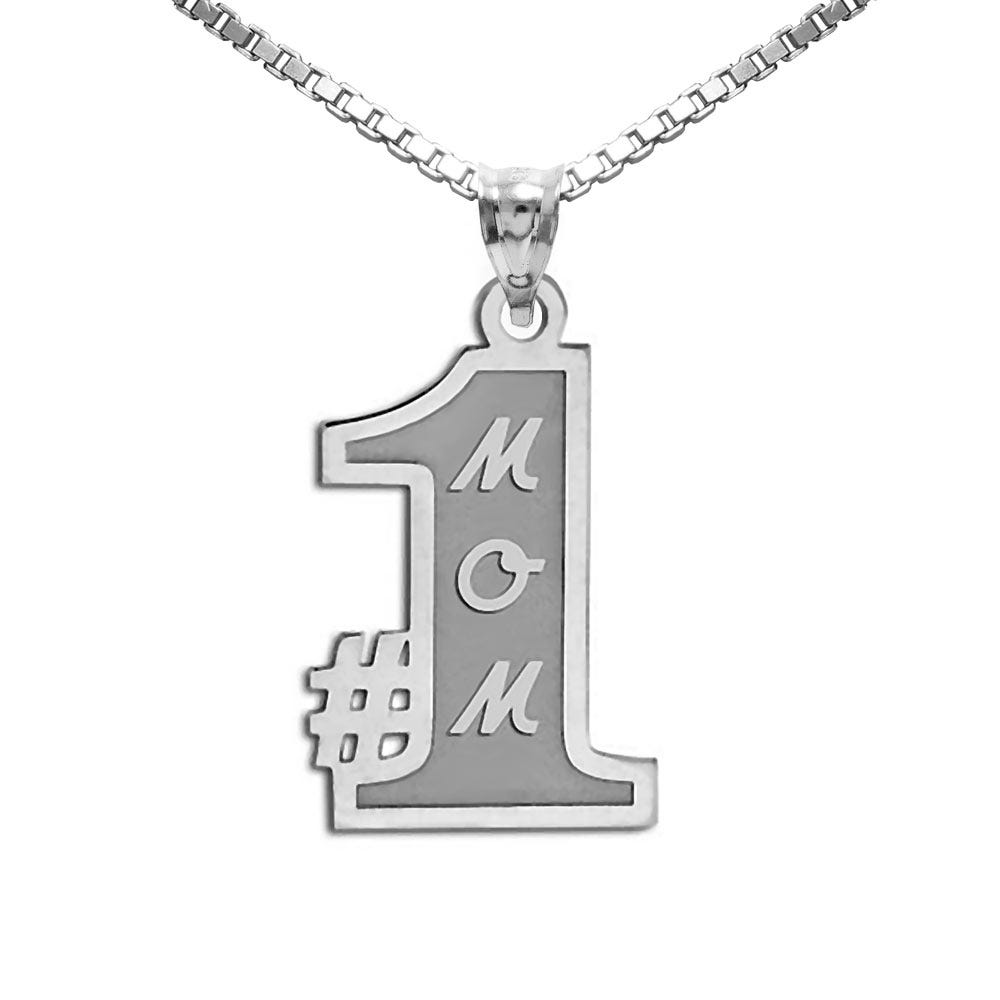 #1 Mom Pendant or Charm