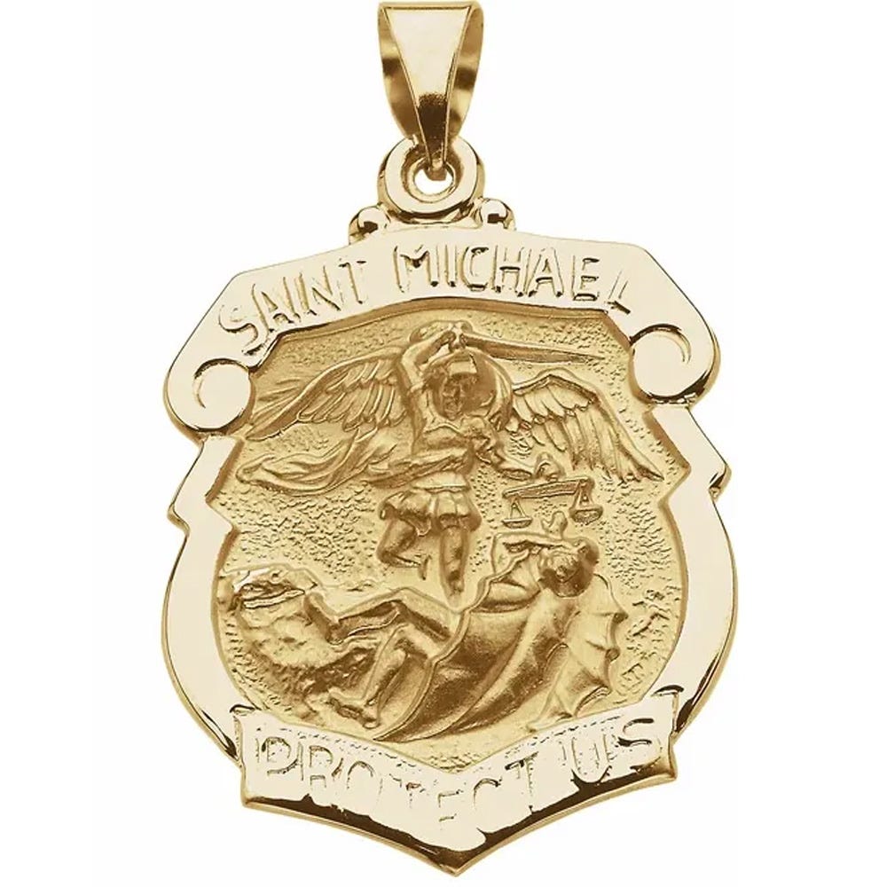 Hollow St. Michael Medal