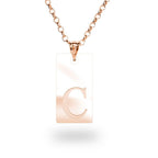 Dainty Initial Tag Necklace