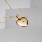 Diamond Heart Photo Locket