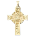 Saint Florian Cross Religious Medal