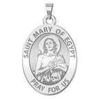 Saint Mary Of Egypt Oval Religious Medal