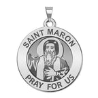 Saint Maron Round Religious Medal