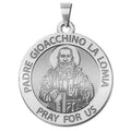 Padre Gioacchino La Lomia Round Religious Medal