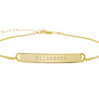 Exclusive Personalized Name Bar Anklet