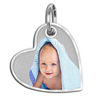 Sideways Heart Picture Pendant