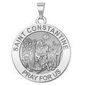 "The Conversion Of" Saint Constantine Round Religious Medal