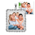 Square Rope Frame Photo Pendant