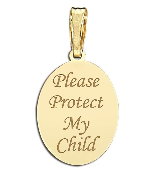 Guardian Angel "Protect My Child" Double Sided Medal  "EXCLUSIVE"