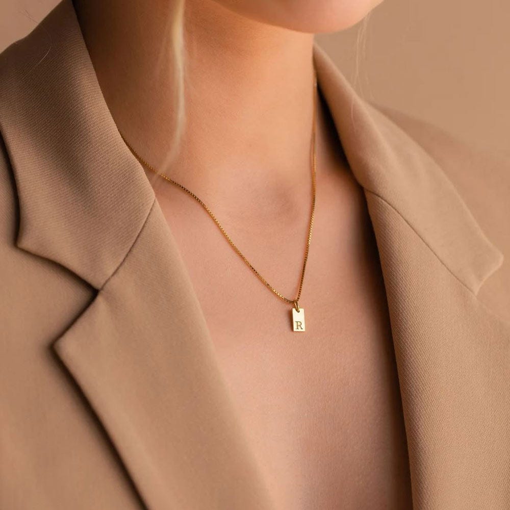 Dainty Initial Pendant Necklace