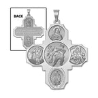 Four Way Cross - Martial Arts Religious Medal