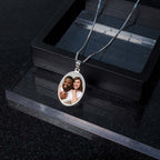 Oval Photo Pendant Charm