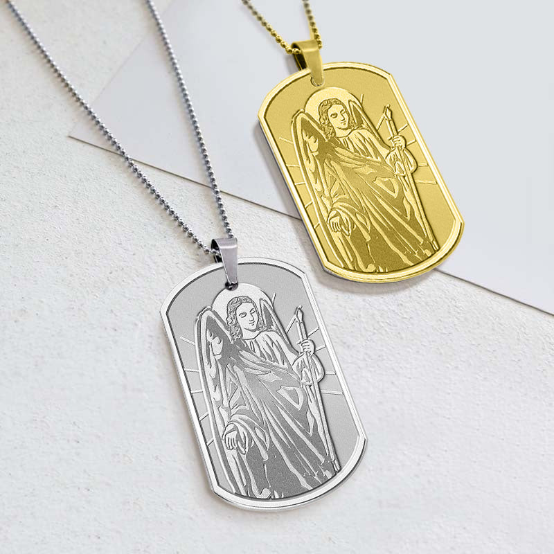 Saint Raphael -Dog Tag Religious Medal "EXCLUSIVE"