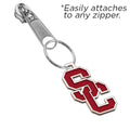 Usc Color Enamel Interlocking Sc Zipper Pull