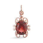 Filigree January Stone Charm(4764-001)